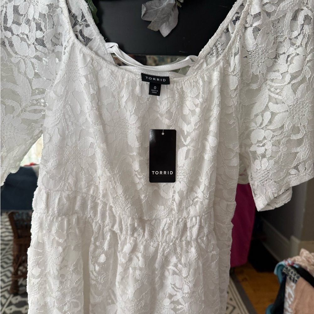 Torrid Ivory Lace Dress
